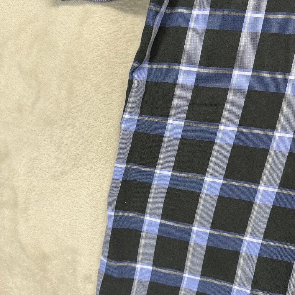 VTG Ralph Lauren Golf Shirt Men Mediium Plaid Tilden Fit Casual Button Up Preppy - Picture 3 of 11